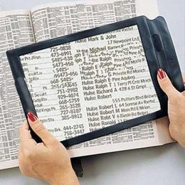 Frames A4 Full Page Large Magnifier Glass Reading Aid Lens Magnifying Book Magnification X3 Suitable For Elderly