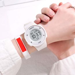 Relógios de pulso masculinos de luxo digitais com led para data, esporte, masculino, ao ar livre, eletrônico, inteligente, para mulheres, pulseira de banda redonda