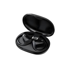 bone conduction Wireless Bluetooth 5.3 earphones, ear mounted, non in ear intelligent touch battery display, battery life, long-lasting sports,