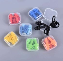 wholesale Silicone Sleeping Ear Plugs Sound Insulation Protection Earplugs Anti-Noise Plugs for Travel Soft Noise Reduction LL
