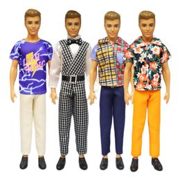 Kawaii Items Ken Doll Clothes Kids Toys Fashion Male Wear Free Shipping Dolly Accessories For Barbie Lover DIY Dressing Present