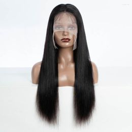 13x4 Straight Lace Front Human Hair Wig For Women USA 5 Day Delivery HD Transparent Pre Plucked Remy Brazilian Wigs