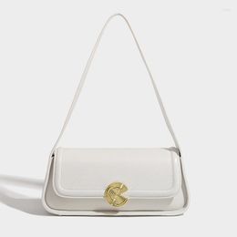 Evening Bags 2023 High-Quality Shoulder French Niche Design Wide Strap Handbag Summer Women's Fashion Bag