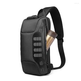 Waist Bags 2023 Est High Quality Anti-theft Shoulder Crossbody Messenger Chest Bag USB Sling Water Proof Cross For Men