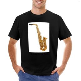 Men's Tank Tops I Love Sax T-Shirt Black T Shirt Anime T-shirts For Men Cotton