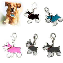 Plush Dolls Necklace Dog Puppy Collar Tag Disc Disc Pet ID Accessories Metal Pendant 230807