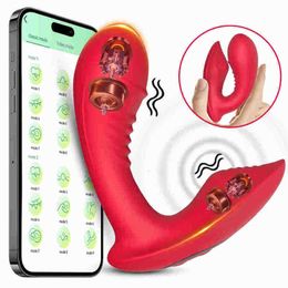 Bluetooth App 3 in Dildo Vibrator for Women g Spot Clitoris Stimulator Wireless Remote Control Panties Wear