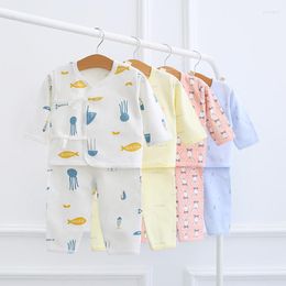 Clothing Sets Autumn 0-6 Months Infant Set Cotton Born Boys Clothes Baby Underwear For Girls Print Girl Pajamas Suits