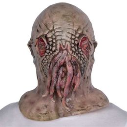 Party Masks Lovecraft Cthulhu Monster Alien Octopus Mask Halloween Fancy Dress Props Scary Animal Mask J230807