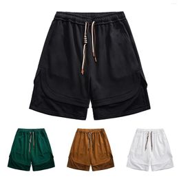 Men's Shorts Casual Work Fashion Slim Five Pants Beach Toe Slip