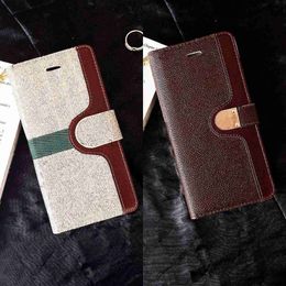 Flip Magnetic Wallet Phone Cases For Iphone 14 13 i 11 12 Pro Max galaxy s21 ultra s20 Plus Note 20 Fashion Designer Leather Card Holder Luxury CellPhone CoverKD387