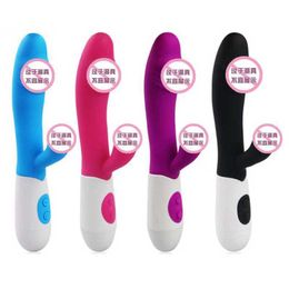 g Spot Rabbit Vibrator Dildo Vibrating for Women Dual Silicone Waterproof Female Vagina Clitoris Anal Massager Av Stick