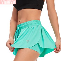Women's Shorts Yoga Skirt Women Summer Running Shorts Gym Pants for Comfortable Waterproof Fabric Butterfly Skirt Tennis Badminton TableTennis 230807