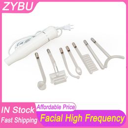 Portable High Frequency Device Electrode Wand Facial Machine Acne Remover Face Massager Beauty SPA Skin Tightening Face Lifting Skin Rejuvenation