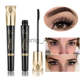 Mascara Pudaier Crown Mascara 4D Silk Fiber Lash Mascara Curling Volume Express Eyelashes Lasting Rimel 3d Fiber Lash Extension Mascara x0807