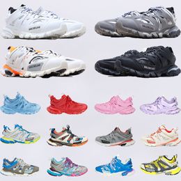 OG 2023 New Designer Sneakers Womens Mens shoes Track 3.0 Sneakers Luxury Trainers Triple s Black White Pink Blue Yellow Green Tess.S. Gomma T Casual Shoes Nylon Platform