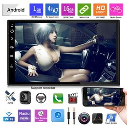 Araba DVD Player 7 inç GPS Universal Navigation MP5 Radyo RDS Video Çıktı 9 1 Sistem293o