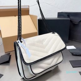 Designer -Women Bags Crossbody Handbags Fashion Chain Leather Shoulder Wallet Classic Flap Solid Colour Underarm Purse Chain Handbag