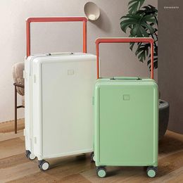 Suitcases Travel Luggage Carry-on Women Fashion Pull Bar Suitcase Box Universal Wheel Silent 20/24 "boarding Men Password