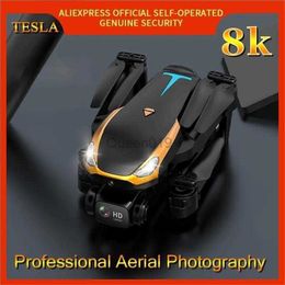 RC Drone Toy 8K HD Dual Camera lighting Three-Sided Obstacles Optical Flow Localization Hover Avoidance Gesture Shoot Drone Gift HKD230807