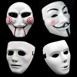 Party Masks Movie Masquerade Anonymous Face Mask Halloween Party Cosplay Masks Props for Adult Kids Film Theme Mask Anime Costumes Supplies J230807