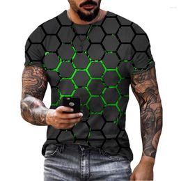 Men's T Shirts Summer Fashion Street 3D Printed Floral Shirt Breathable Circular ADT Clothing Short Sleeved