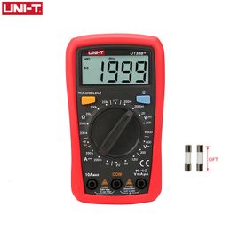 Multimeters UNIT UT33B Mini Digital Multimeter AC DC Voltmeter Ammeter 2000 Counts Battery Test Metre Multitester Resistance ohm Tester 230804