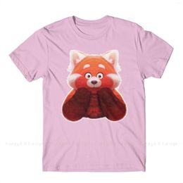 Men's T Shirts Red Panda Fashion Shirt Design Turn Cotton Men T-Shirt Oversize For Adult Tees