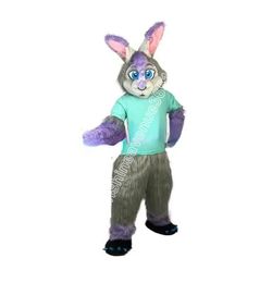 Rabbit Walking Figure Mascot Costume Top Cartoon Anime theme character Carnival Unisex Adults Size Christmas Birthday Party Outdoor Outfit Suit