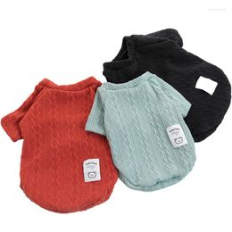 Dog Apparel Soft And Comfortable Pet Sweater Winter Warm Clothes For Small Dogs Knitted Vest Dachshund Costume Schnauzer Yorkie Sweaters