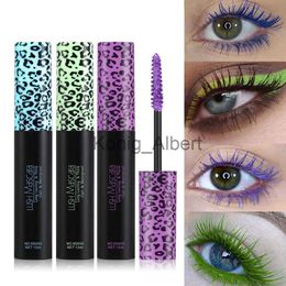 Mascara New Arrival Colorful Mascara Blue Purple Female Waterproof Long-lasting Curling Lengthening Eyelashes x0807