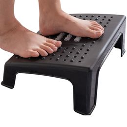 Other Home Decor Feet Stool Chair Under Desk Footrest Foot Resting with Rollers Massage for Office Toilet 230807