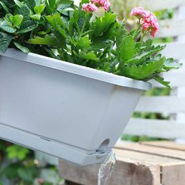 Planters Pots Pot Bunga Plastik Keluarga Balkon Tanaman Sayuran dan Bunga Besar Tanaman Tanaman Pot untuk Rumah