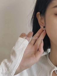 Dangle Earrings 2023 Women's Fashion Silver Earring Letter 925 Sterling Drop Geometry Thai S925