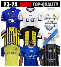 Al-Nassr BENZEMA 23 24 Nassr HilalFC soccer Jerseys NEVES Ronaldo KANTE Men Kit Al-Ittihad uniform 2023 2024 KOULIBALY BROZOVIC Football shiirt Al ittihad