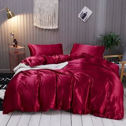 Definir roupas de cama travesseiros de coloração de cor sólida travesseiros