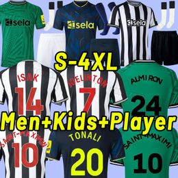 Fans version 23 24 soccer jerseys New castle BOTMAN BRUNO G WILLOCK JOELINTON UNITED TRIPPIER 2023 2024 MAXIMIN WILSON SHELVEY ALMIRON TARGETT WOOD Men third green