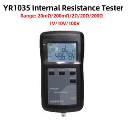 Multimeters YR1035YR1030 4Wire Internal Resistance Tester 18650 Battery Internal Resistance Test Metre 100V40V Electric Vehicle Battery 230804