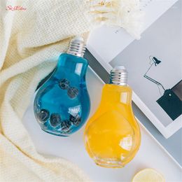 Water Bottles Bulb Bottle Creative Fruit Juice Packing High Quality Portable Birthday Party Wedding Banquet Supplies Leak-proof Design7Z