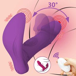 7 Modes Wearable Vibrator Tools for Women Men g Spot Prostate Stimulator Tickling Dildo Panties Vibrators Adults Supplies