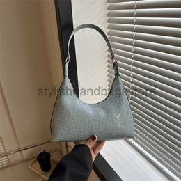 Shoulder Bags 2023 Spring New Fashion Bag Women's Trend Simple Shoulder Bag Leisure Underarm Bag Small Western New Moon Bagstylishhandbagsstore