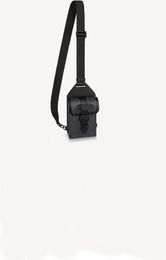 Designer Men's Crossbody Bag Camera Leather Zipper Casual Wide Shoulder Strap Single Shoulder Bag Quality AAA45912