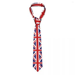Bow Ties British Flag Union Jack Neckties Men 8 Cm UK Great Britain United Kingdom Neck Tie For Daily Wear Cravat Wedding Gift