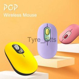 Mice UTHAI POP Cartoon Mini Bluetooth Wireless Mouse Suitable For Notebook Tablet 0fficeMulti-screen Operation DPI Adjustable X0807