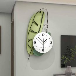 Wall Clocks Graphics Stylish Large Clock Modern Design Kitchen Silent Digital Decorative Pendule Murale Home XY50WC