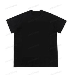 2023 Men Plus Tees Designer t shirts letter print short sleeve Crew Neck Streetwear black white xinxinbuy S-3XL