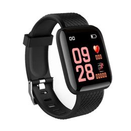 Smart Watches D13 Watch Band 116 Plus Waterproof Bracelet Heart Rate Tracker Wristband Blood Pressure Sport Smartwatch Drop Delivery C Dhchl