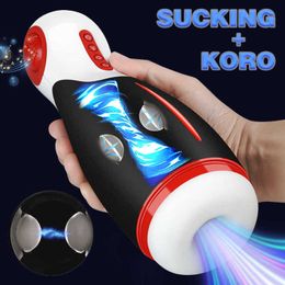 Massager Realistic Vagina Masturbation Cup Adult Strong Sucking Male Masturbator 3d Artificial Erotic for Man