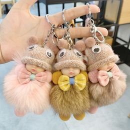 Plush Dolls Cute Doll on keychain for Woman Girlfriend 230807