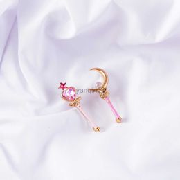 Pins Brooches Anime Sailor Moon Tsukino Usagi Chibiusa POWER MAKE UP Brooch Accessories HKD230807